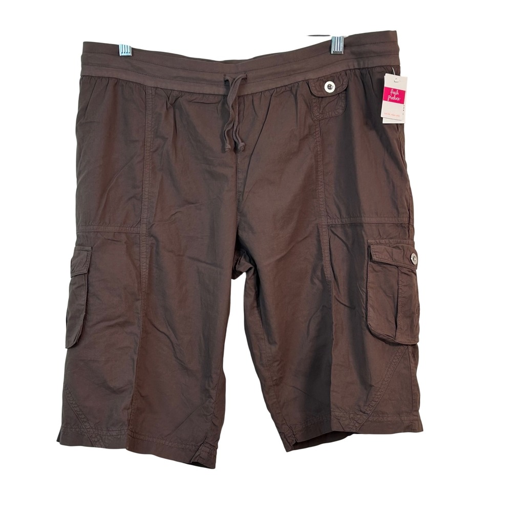 fresh produce Brown Cargo Shorts - Women's